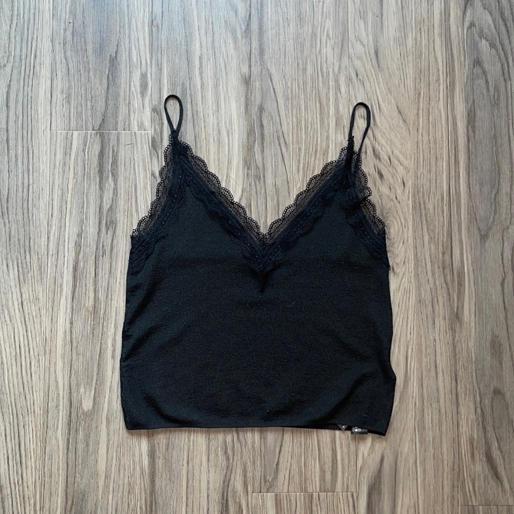Zara Knit Lace Tank Top